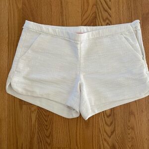 Lilly Pulitzer Cream High Waist Shorts